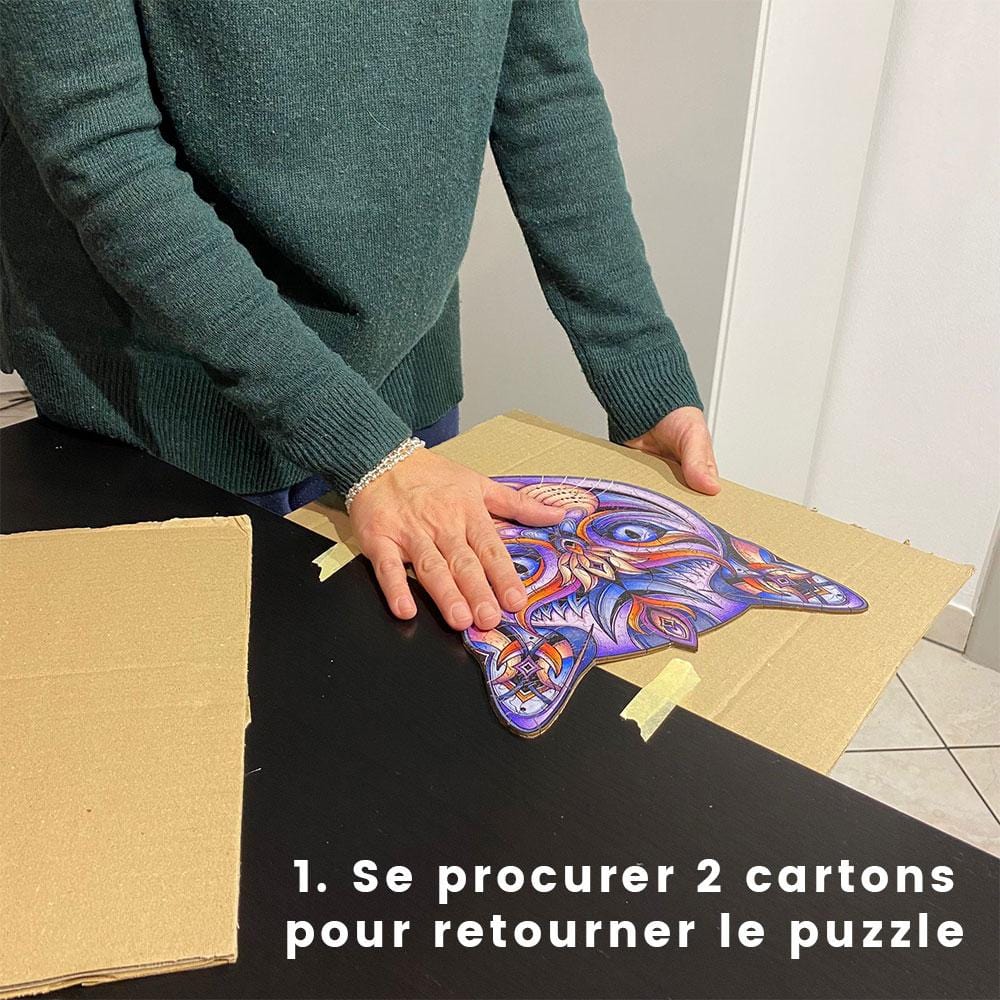 Fix Kit de collage (pour 3 puzzles) - Jouets et cadeau de Noël pour enfants, Juorge®