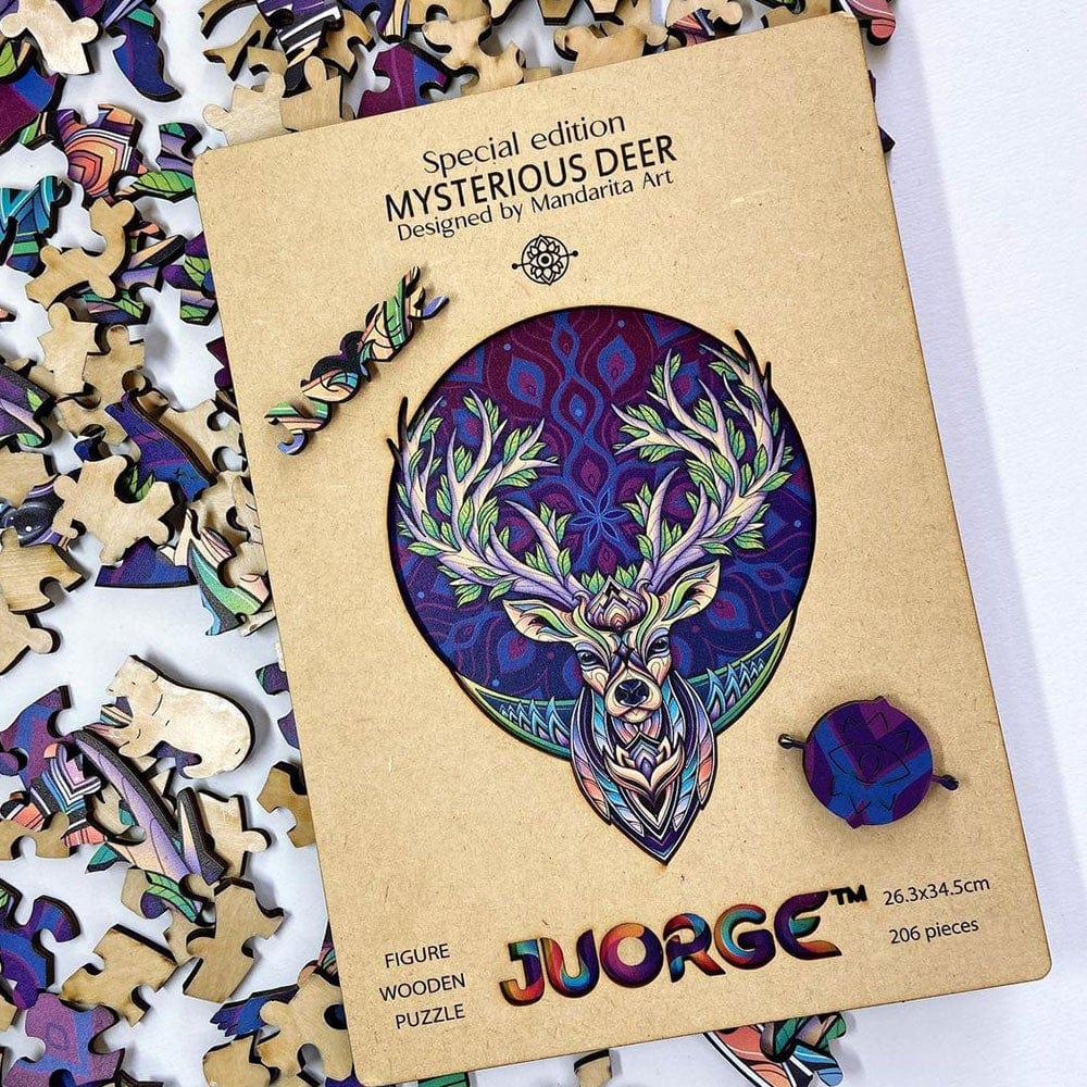 Puzzle ENIGMA Cerf - Jouets et cadeau de Noël pour enfants, Juorge®